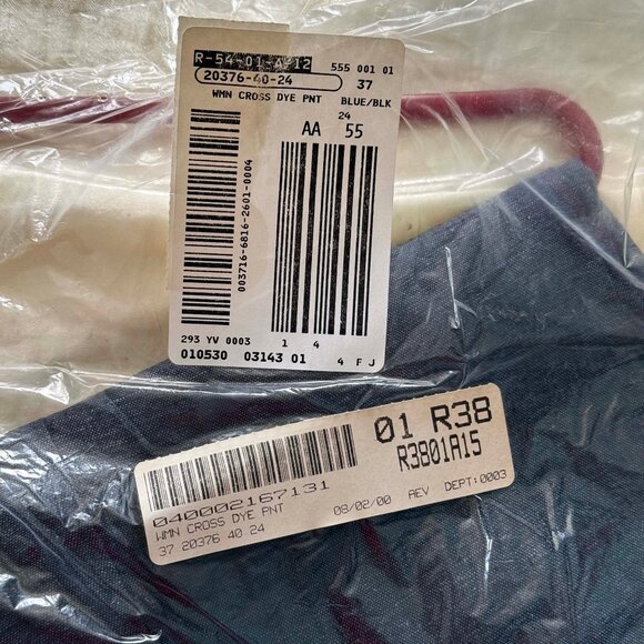 100% FINE LINEN PANTS, CHARCOAL BLUE, SIZE 24, HIDDEN FRONT FLY, TWO POCKETS - Picture 5 of 14